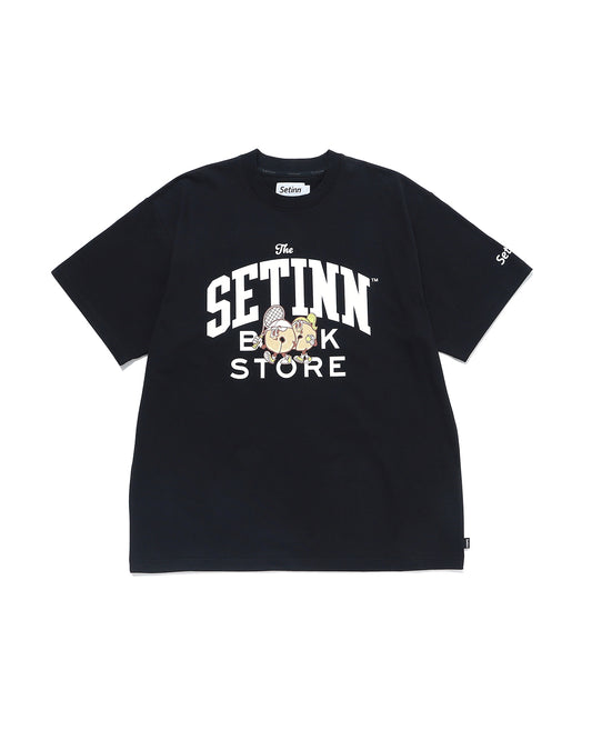 SETINN｜Bookstore Tee｜BLACK