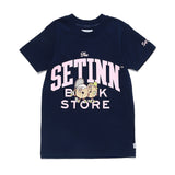 SETINN｜Bookstore Tee｜NAVY