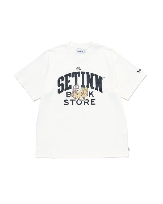 SETINN｜Bookstore Tee｜WHITE