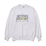 SETINN｜STN Resort Crew Sweat｜ASH