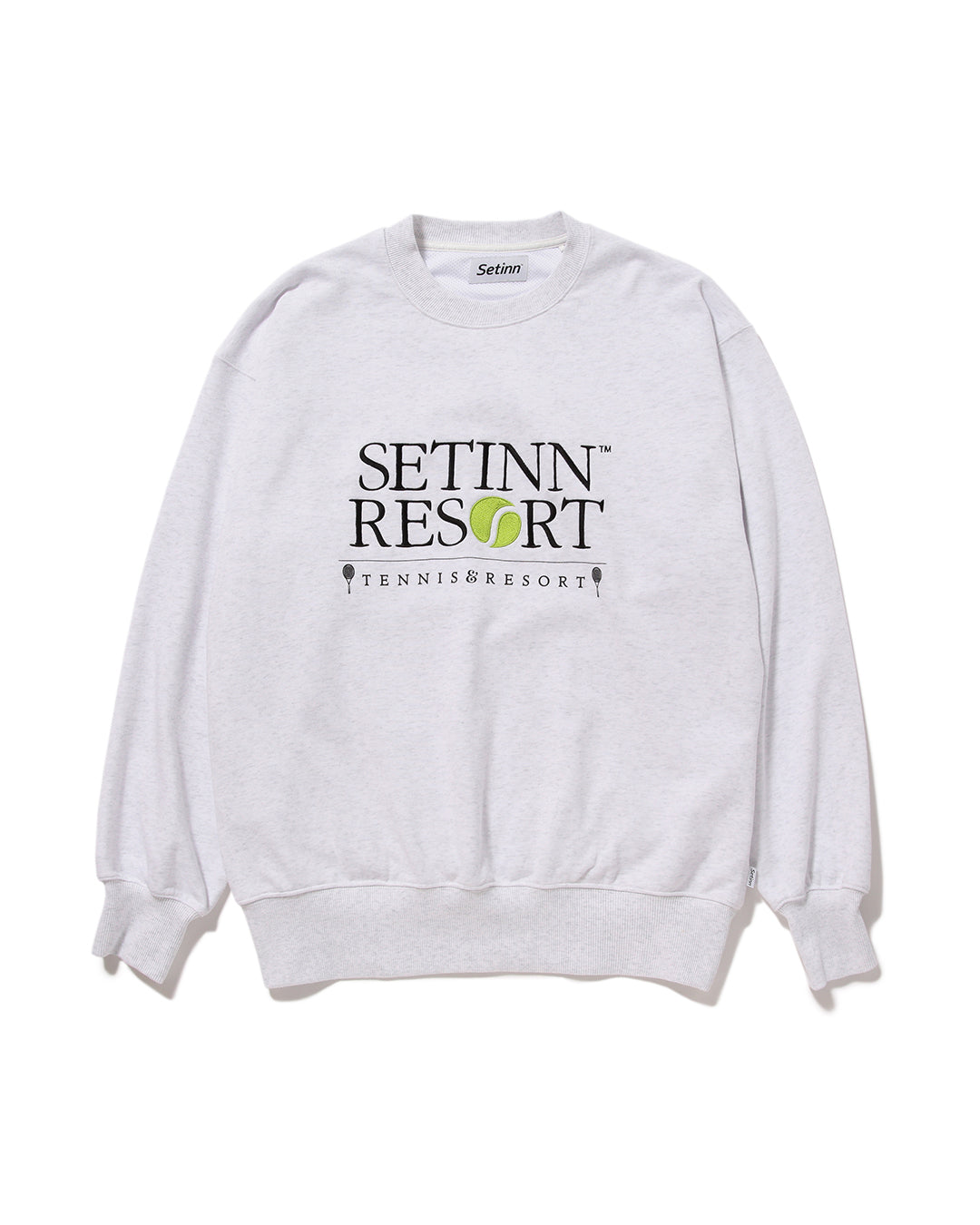 SETINN｜STN Resort Crew Sweat｜ASH