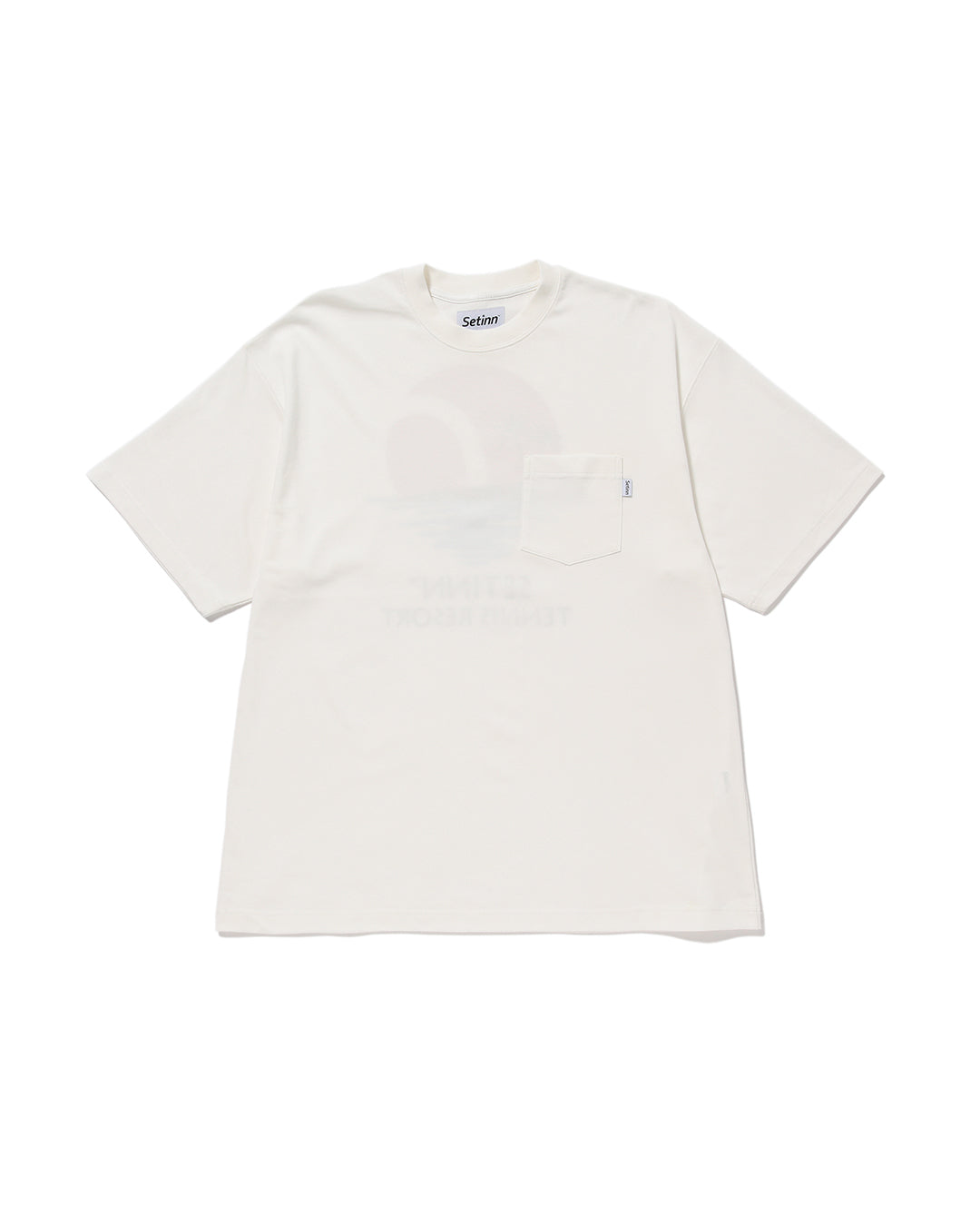 SETINN｜Sunset Tee｜WHITE