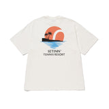 SETINN｜Sunset Tee｜WHITE