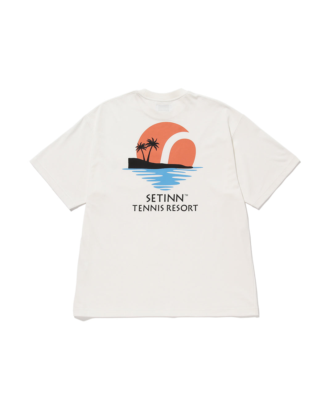 SETINN｜Sunset Tee｜WHITE