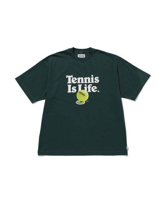 SETINN|Tennis Is Life Tee|D.GRN