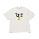 SETINN｜Tennis Is Life Tee｜WHITE