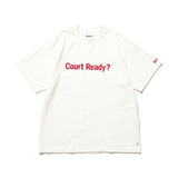 SETINN｜Court Ready? Tee｜WHITE