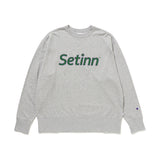 SETINN｜Champion* Script Outline Crew｜OXFORD GRAY