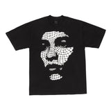 LQQKSTUDIO｜Webbed Face TEE｜BLACK