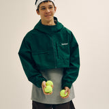 SETINN｜Setinn 3Way Court Jacket｜GREEN×GRAY