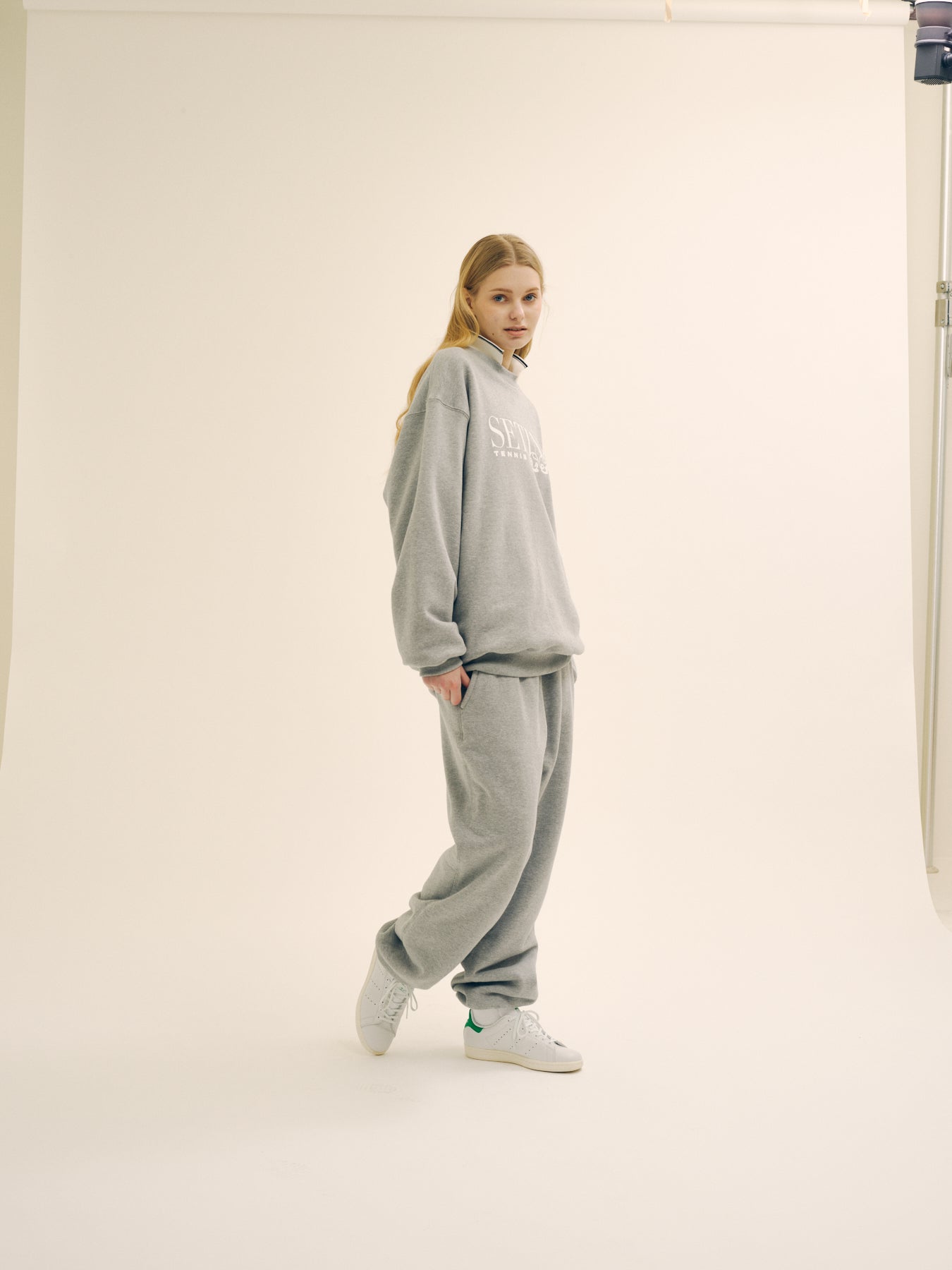 SETINN｜Academy Crew Sweat｜GRAY