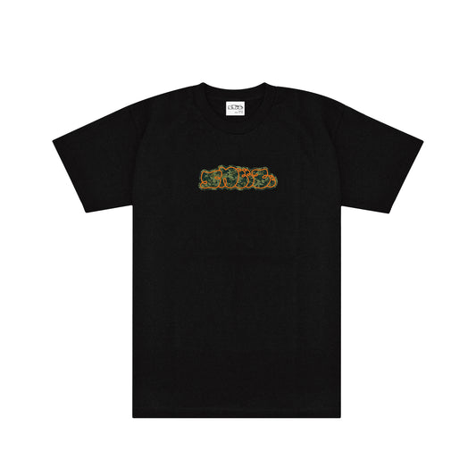 Sneeze Magazine｜Camo Logo T-SHIRTS｜BLACK