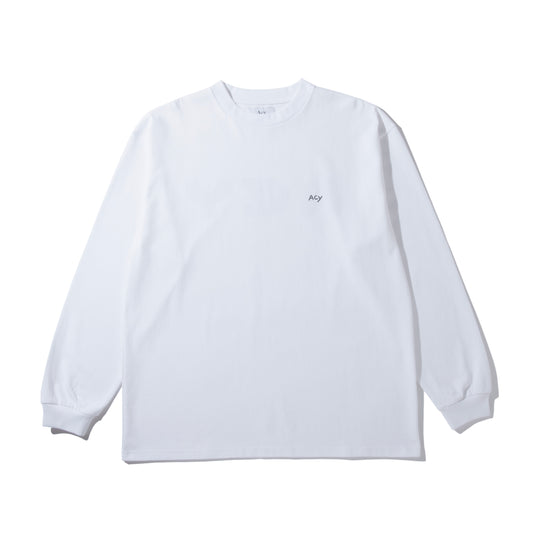 Acy｜AK L/S TEE｜WHITE