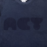 Acy｜GDYE LOGO L/S TEE ｜S.NAVY