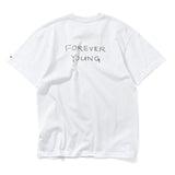 BLANKMAG｜FOREVER YOUNG cast photo s/s tee｜WHITE