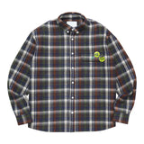 Whimsy｜HEAVY WOOL FLANNEL SHIRT｜NAVY