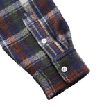 Whimsy｜HEAVY WOOL FLANNEL SHIRT｜NAVY