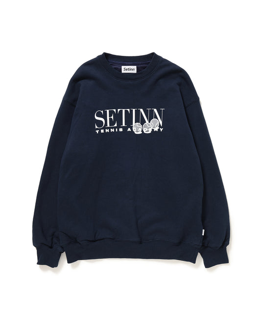 SETINN｜Academy Crew Sweat｜NAVY