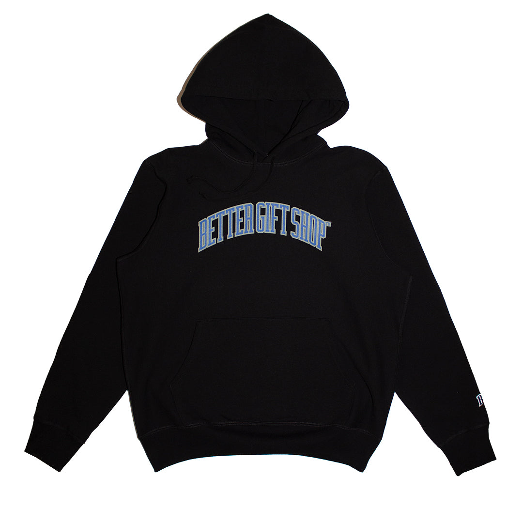 BETTERGIFTSHOP｜Gift Shop Collegiate Hooded Sweatshirt｜BLACK