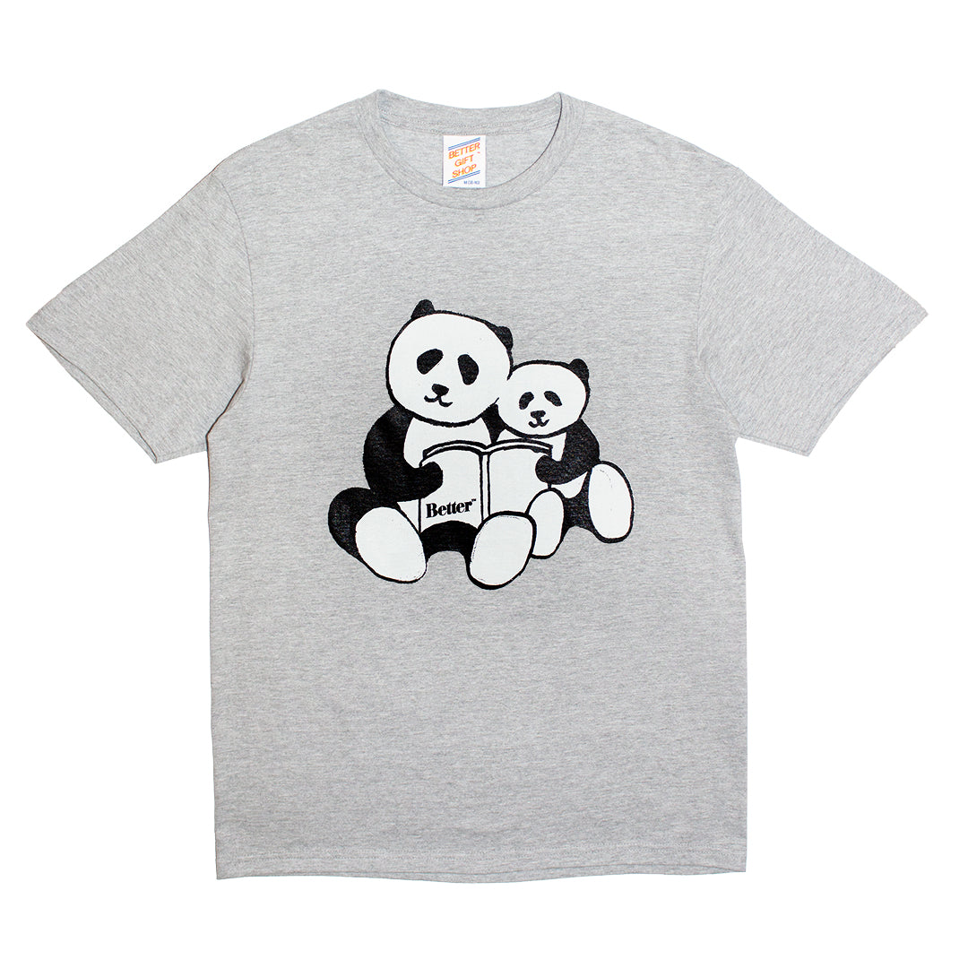 BETTER GIFT SHOP｜Panda S/S T-Shirt｜GRAY