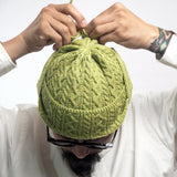 Found Feather｜Elias Knit Flightcap｜Lime OS