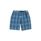 GRAMICCI｜LAGOON SHORT DENIM PLAID｜INDIGO CHECKERED