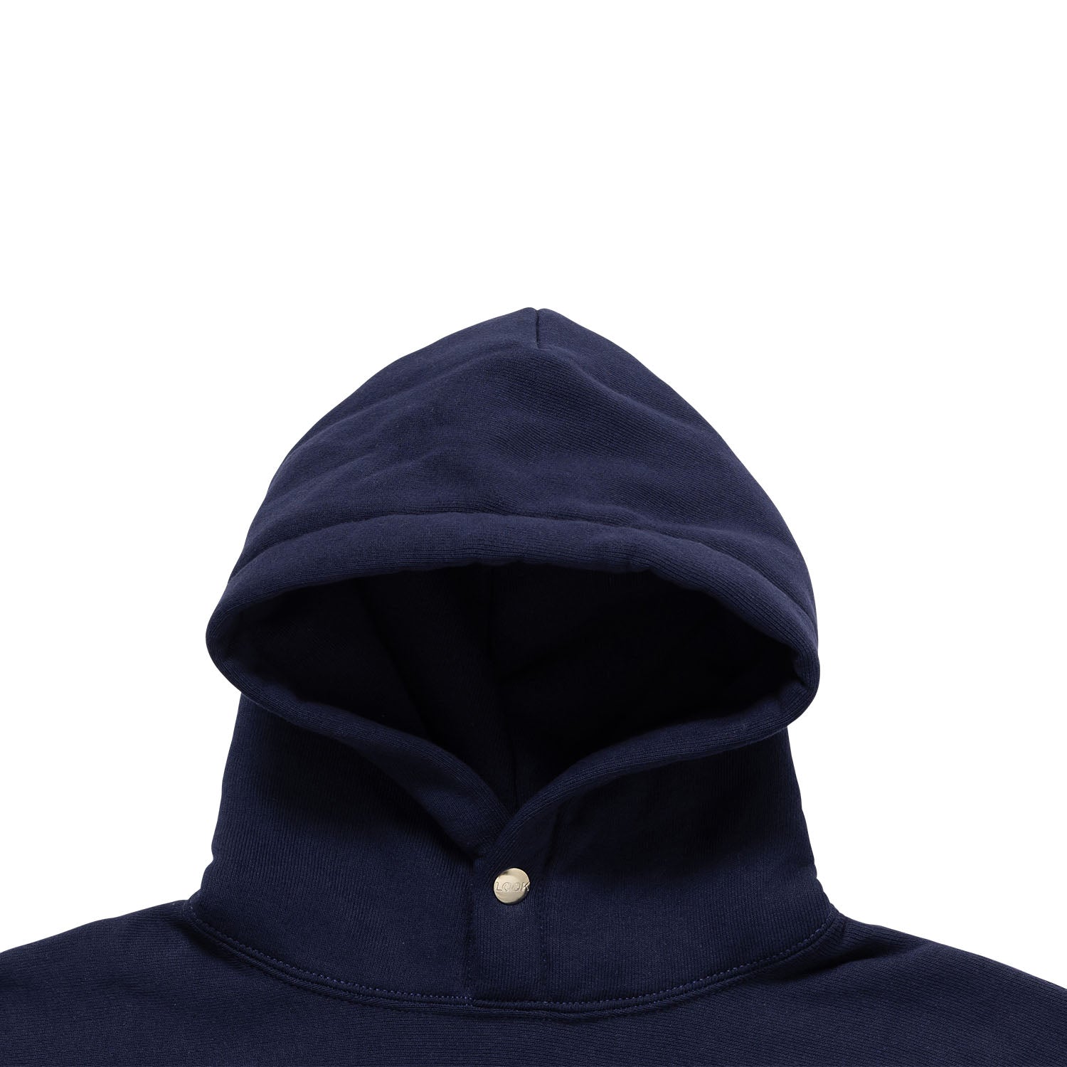 LQQKSTUDIO｜SIGNATURE SNAP FLEECE HOODIE｜COLOR BLOCK