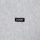 LQQKSTUDIO｜SIGNATURE FLEECE ZIP HOODIE｜ASH　