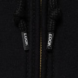LQQKSTUDIO｜SIGNATURE FLEECE ZIP HOODIE｜BLACK