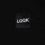 LQQKSTUDIO｜SIGNATURE SNAP FLEECE HOODIE｜BLACK