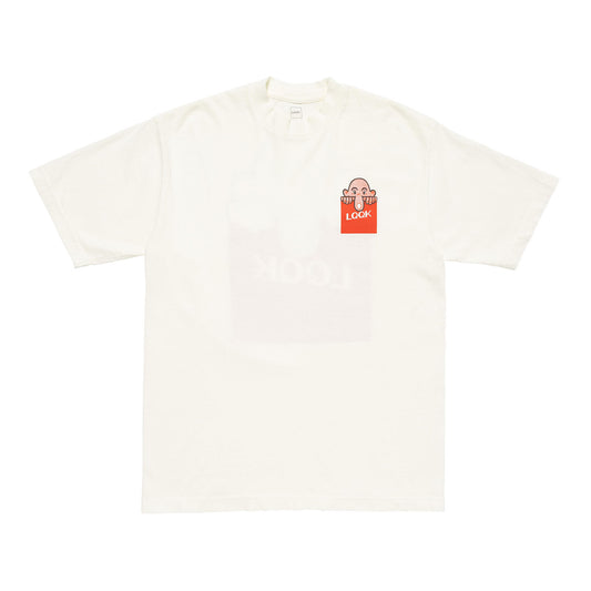 LQQKSTUDIO｜ERIC ELMS KILROY S/S TEE｜CREAM