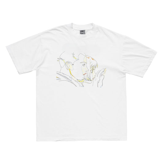 LQQKSTUDIO｜MOTION GRAPHICS HARMONY CEL MIX S/S #2｜WHITE