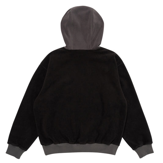 LQQKSTUDIO｜FLEECE HOODIE｜BLACK