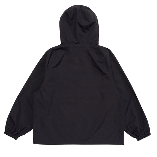 LQQKSTUDIO｜NYLON ANORAK HOODIE｜BLACK