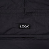 LQQKSTUDIO｜NYLON ANORAK HOODIE｜BLACK