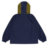LQQKSTUDIO｜NYLON ANORAK HOODIE｜NAVY GREEN
