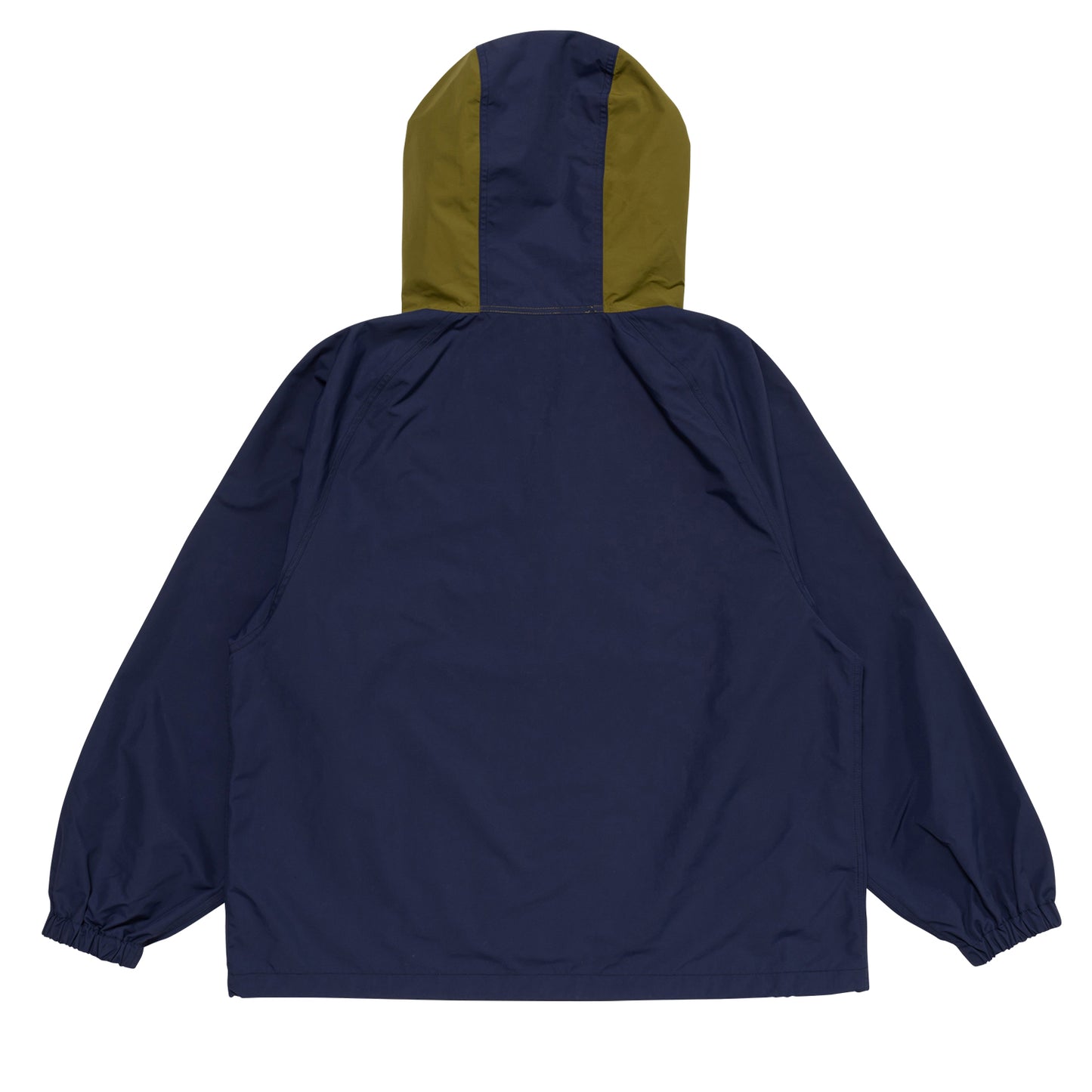 LQQKSTUDIO｜NYLON ANORAK HOODIE｜NAVY GREEN