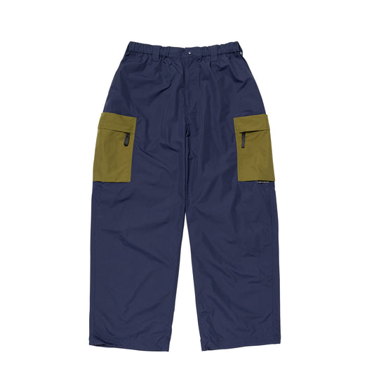 LQQKSTUDIO｜NYLON CARGO PANTS｜NAVY GREEN