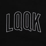 LQQK STUDIO｜PINTUCK CREWNECK｜BLACK