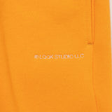 LQQK STUDIO｜PINTUCK SWEAT SHORTS｜BLAZING ORANGE