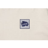 LQQKSTUDIO｜LONGSLEEVE BRICK LOGO｜STONE