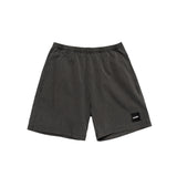 LQQKSTUDIO｜PIGMENT WASHED SHORTS｜WASHED BLACK