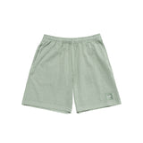 LQQKSTUDIO｜PIGMENT WASHED SHORTS｜WASHED GREEN