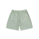 LQQKSTUDIO｜PIGMENT WASHED SHORTS｜WASHED GREEN