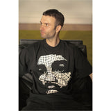 LQQKSTUDIO｜Webbed Face TEE｜BLACK