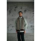 COMFORTABLE REASON｜OP Scarves｜BROWN×OFF