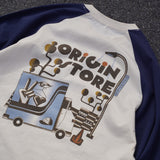 Origin Original｜JOSH Raglan L/S Tee｜OFF WHITE