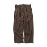 PORTANCE｜HEMP MIX SLACKS｜BROWN