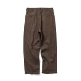PORTANCE｜HEMP MIX SLACKS｜BROWN