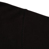 LQQKSTUDIO｜BORDER STITCH TEE｜BLACK BLUE ORANGE